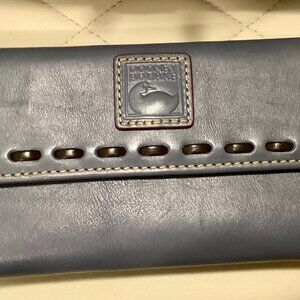 Dooney & BourkeSteel Blue Color Leather Wallet